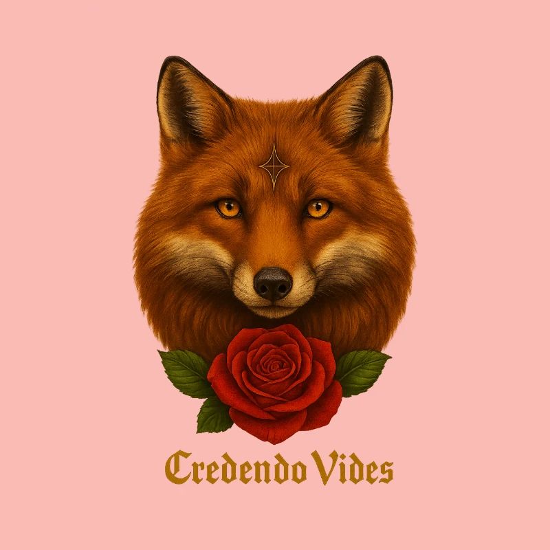 Fuchs mit Rose - Credendo Vides