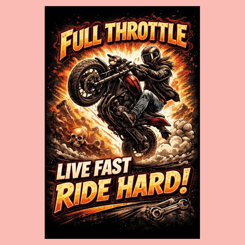 Full throttle: Motorcycle Fire