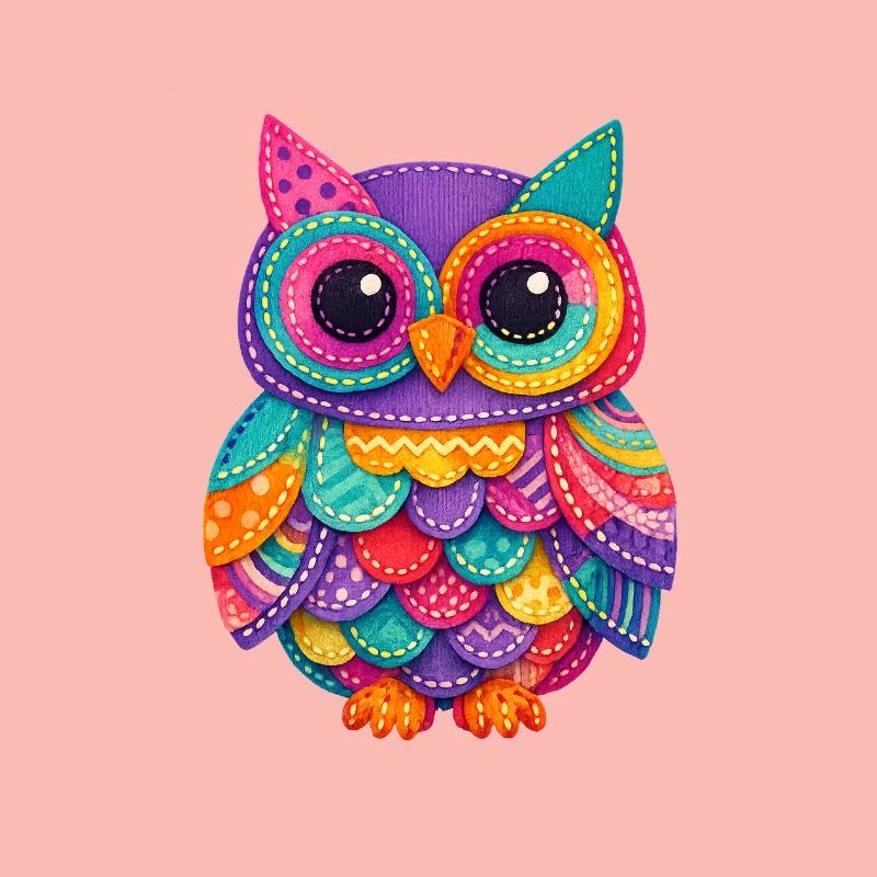 Patchwork Owl Magic