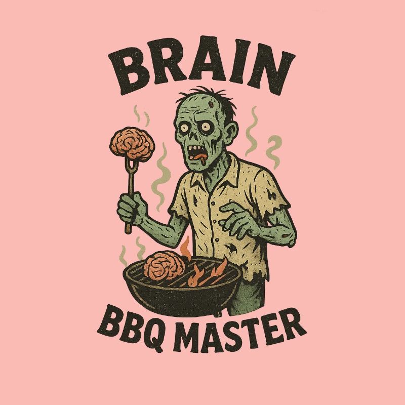 Zombie Grill Master Brain BBQ