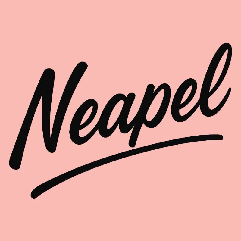 Neapel Script Schriftzug