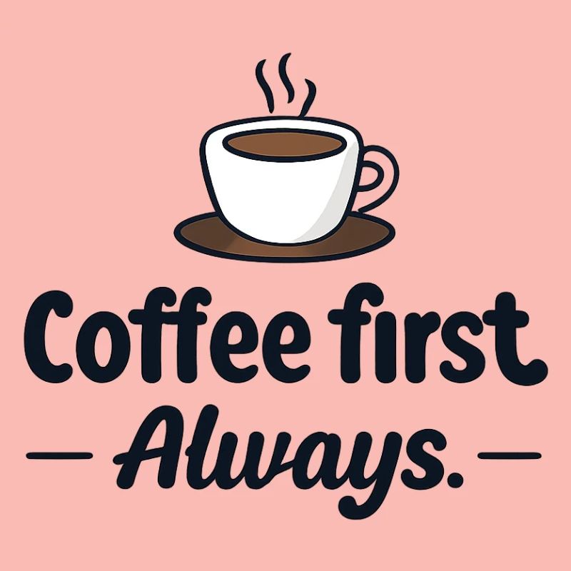 Coffee first