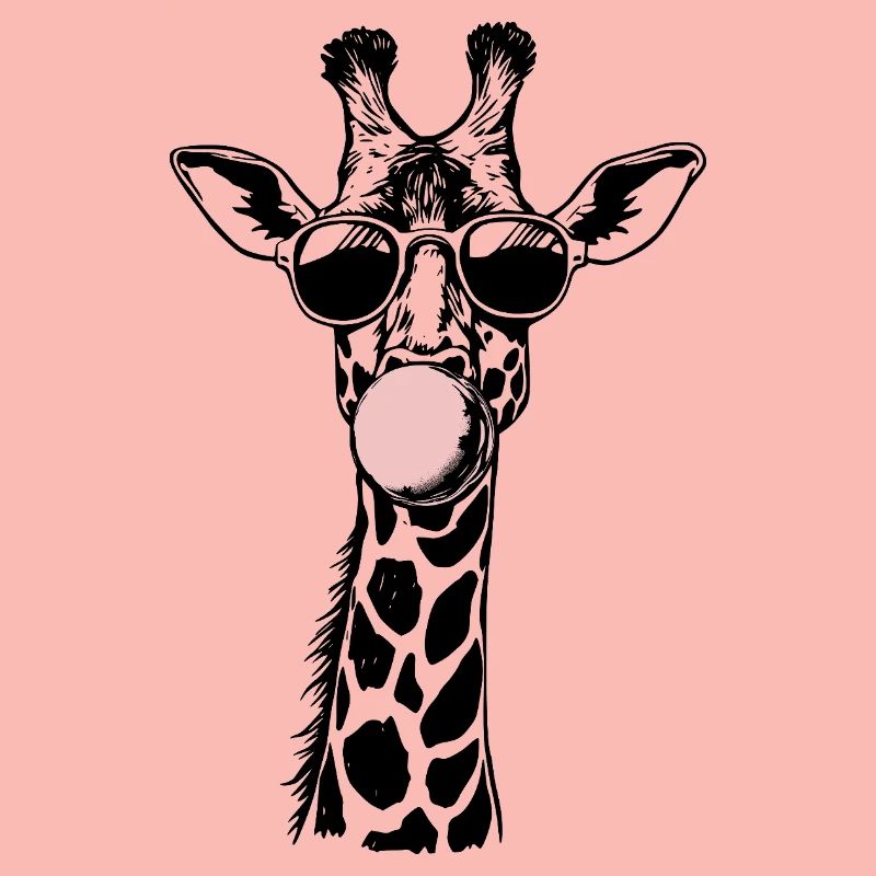 Cool Giraffe Bubble Vibes