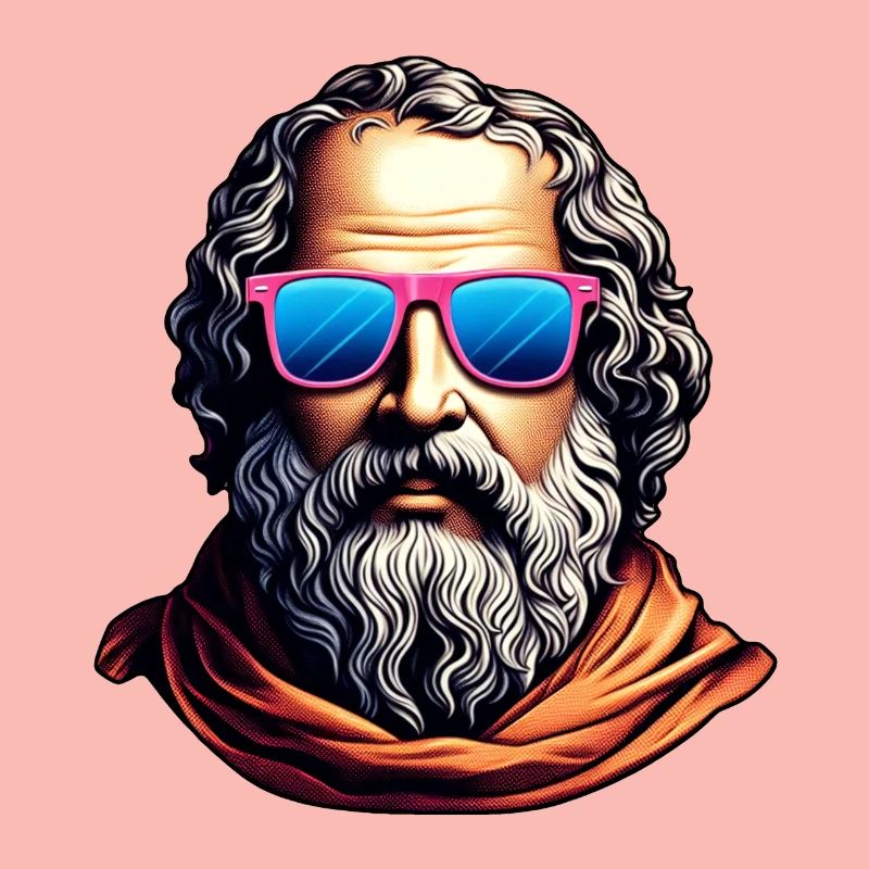 Buste Philosophe Rétro
