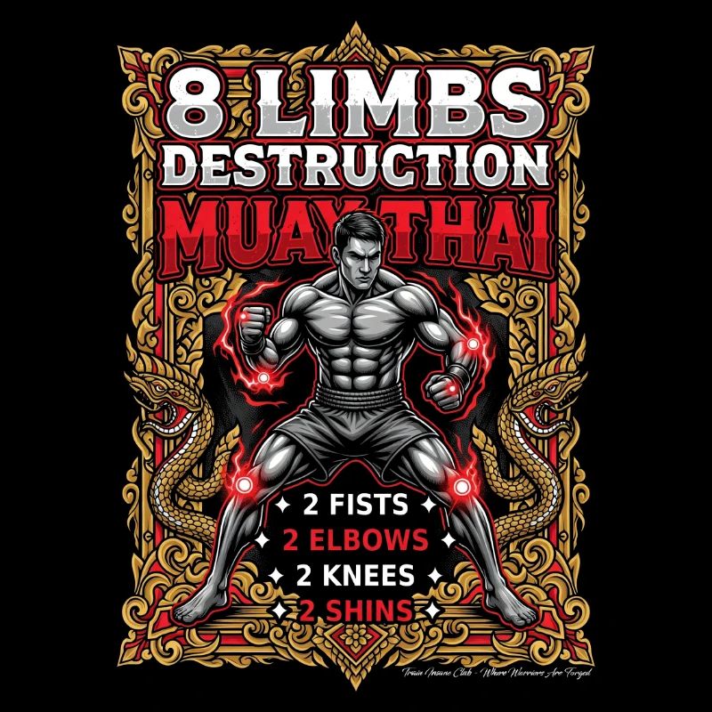 Destruction Muay Thai des 8 Membres