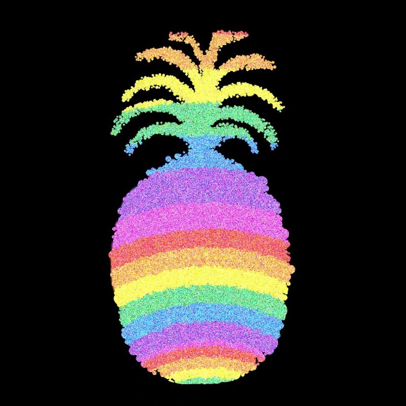 Rainbow Pineapple