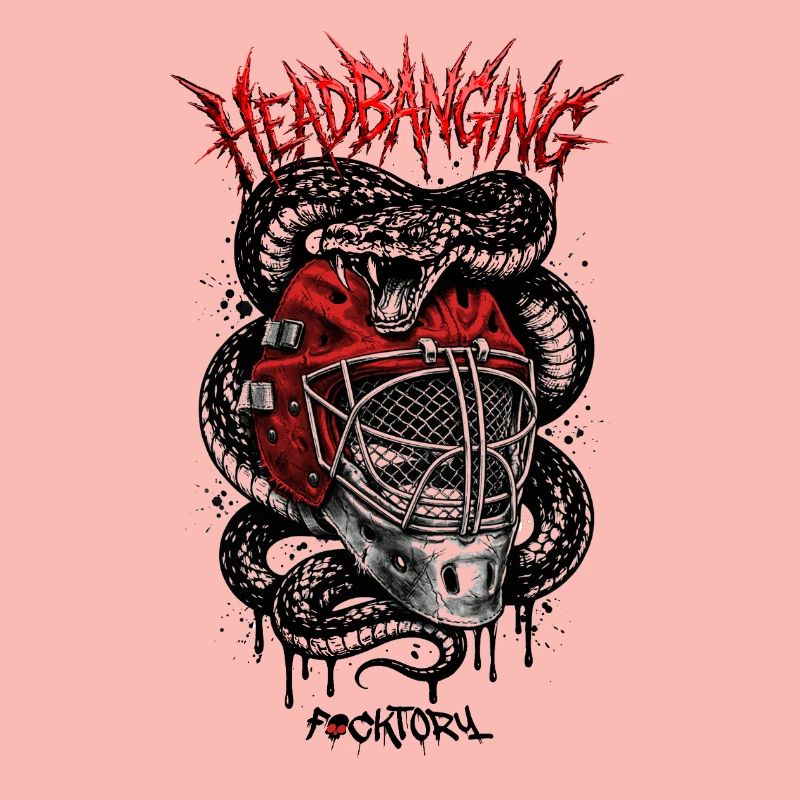 Headbanging Red Mask