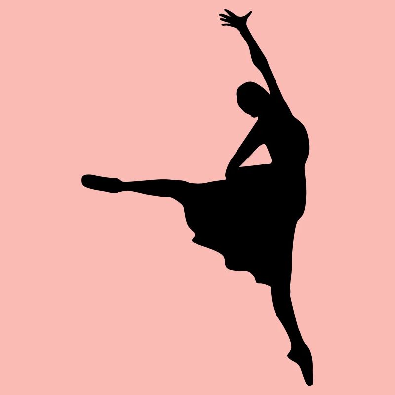 Vector Ballet dancer Silhouette