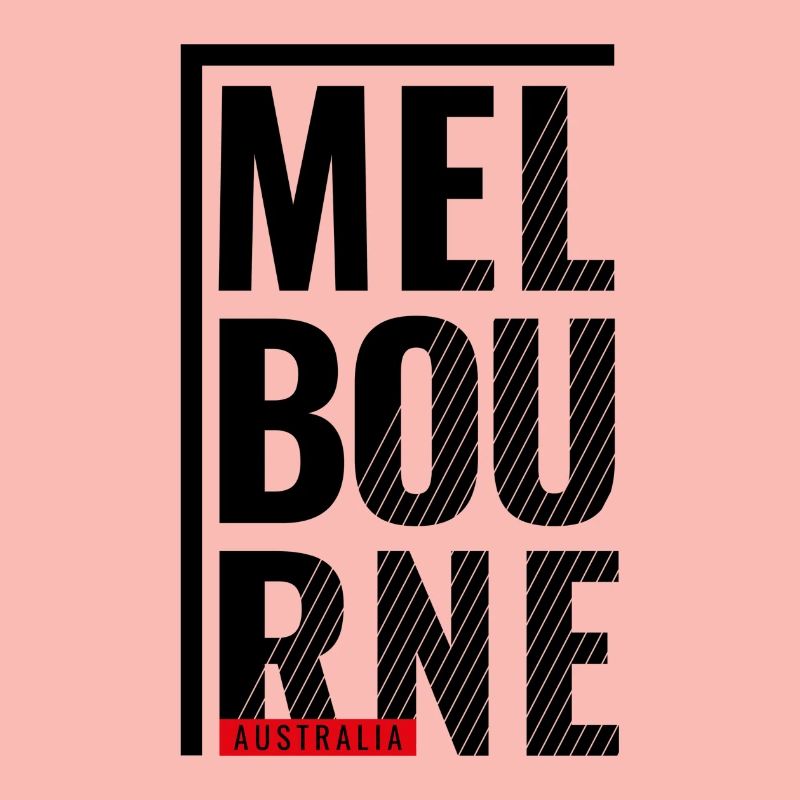Melbourne Australia Typography Design