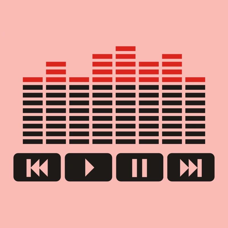 Equalizer audio player dj