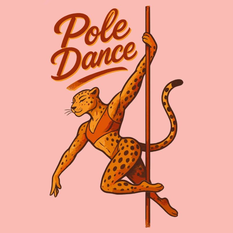 Pole dance Léopard Pole Dancer Cadeau