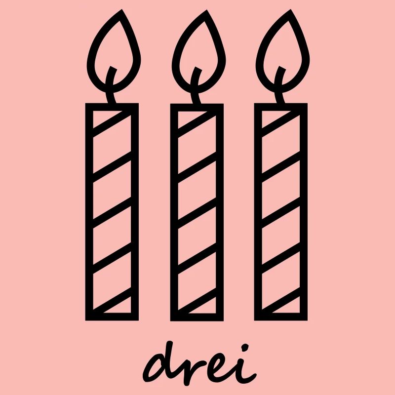 Birthday Three Candles