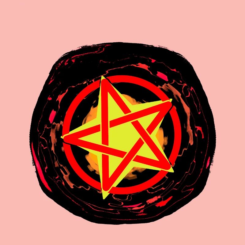 Satan Devil Pentagram Hell Death Ritual Occult