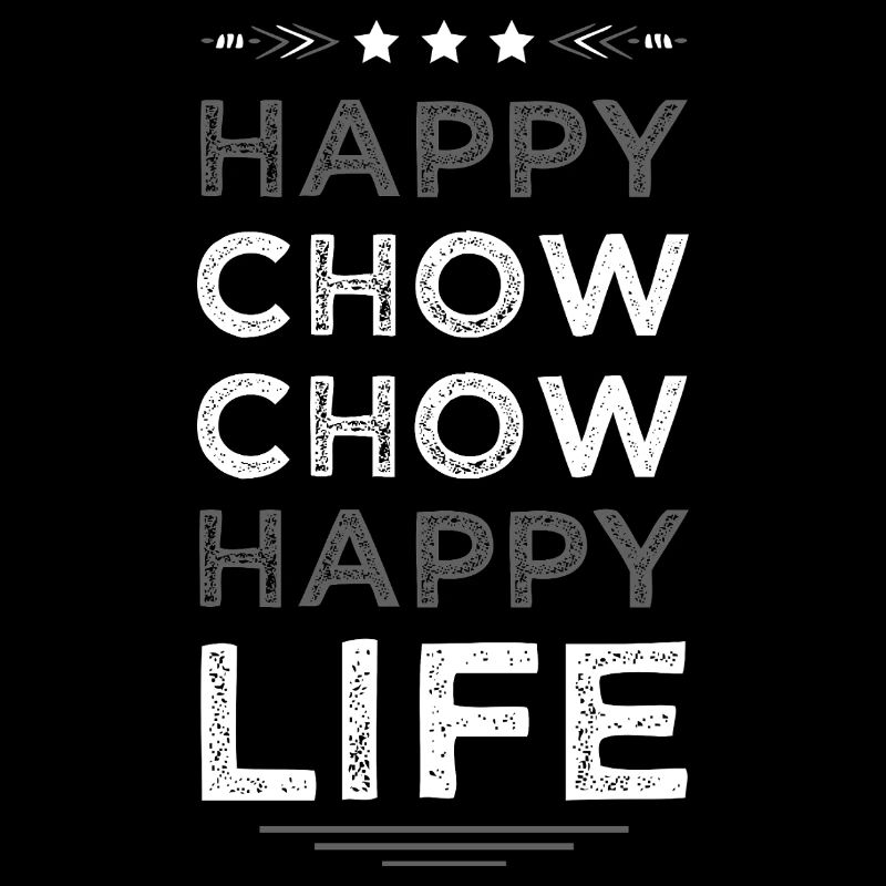 Fröhliches Chow Chow Leben