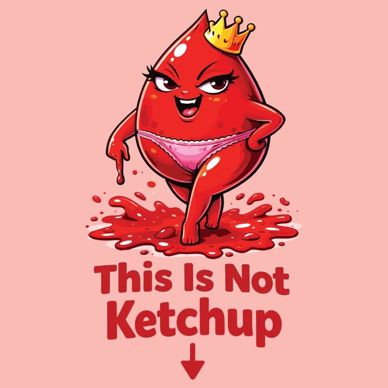 This Is Not Ketchup – Funny Period Statement