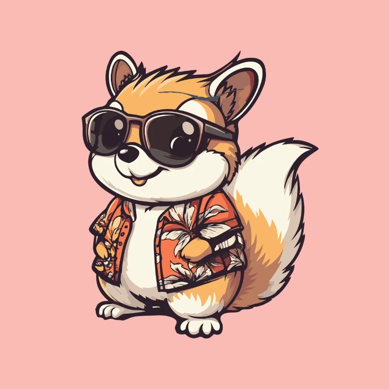 Squirrel Comic Holiday