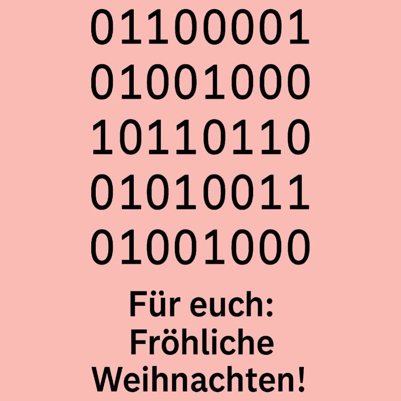 Binary Code Weihnachtszauber
