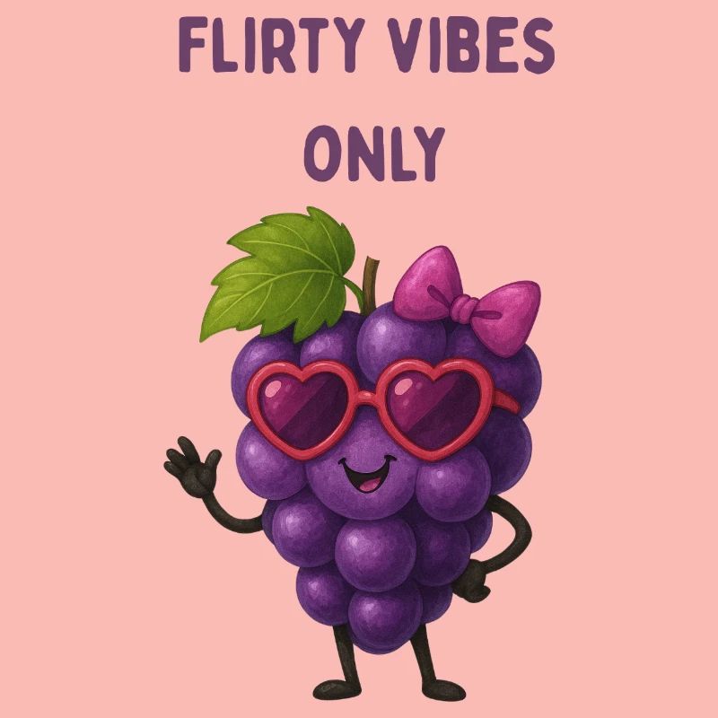 Graphique du raisin flirtant