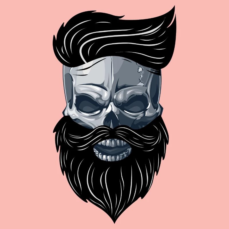 Beardy Beard Beard Man Skull Gift Idea