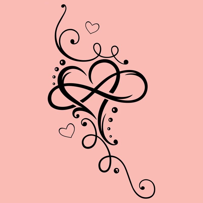 Herz, Unendlichkeit, heart, infinity