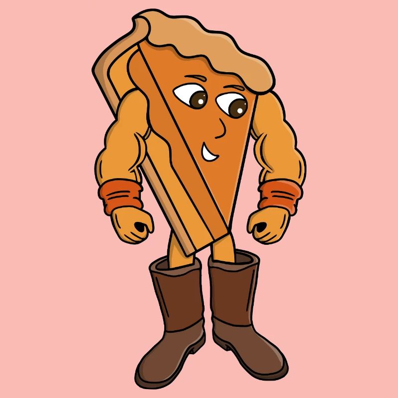 Strong Pie Wearing Boots