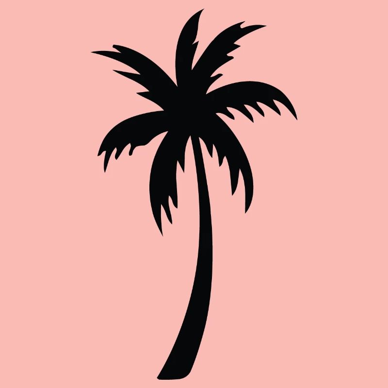 Tropical Palm Tree Silhouette Gift Summer