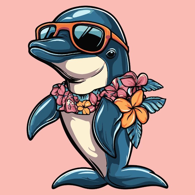 Delfin Comic Urlaub