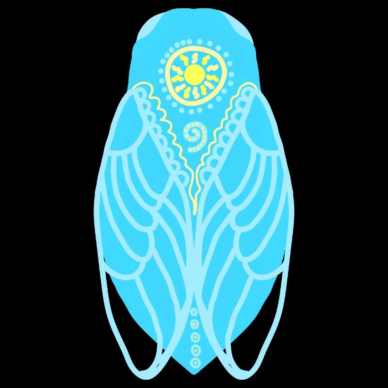 Mediterranean sun cicada