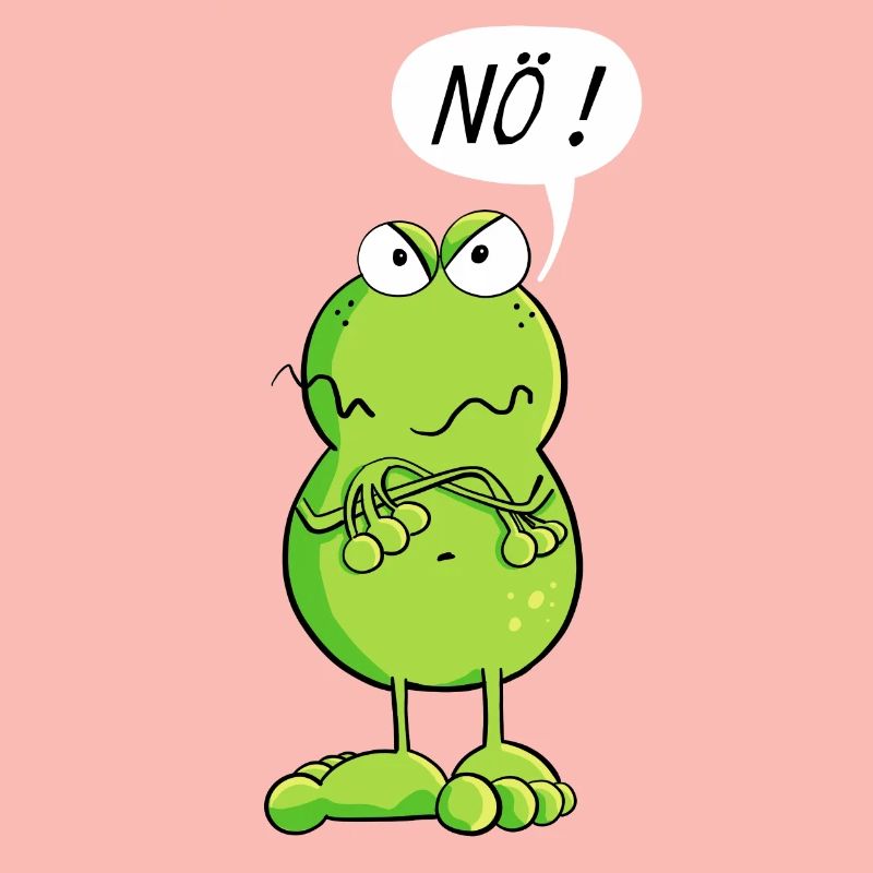 Frosch sagt einfach mal Nö