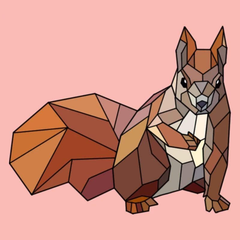 Eichhörnchen blanko