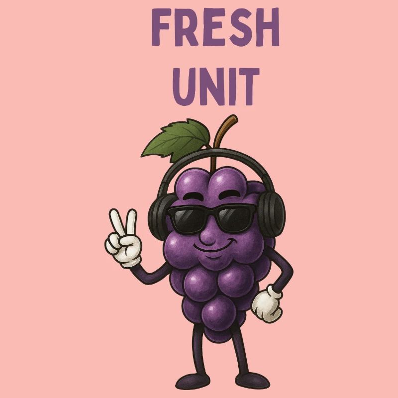FRESH UNIT Grape with Headphones