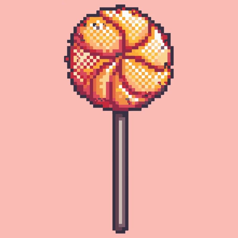 Suces pixel sur un bâton