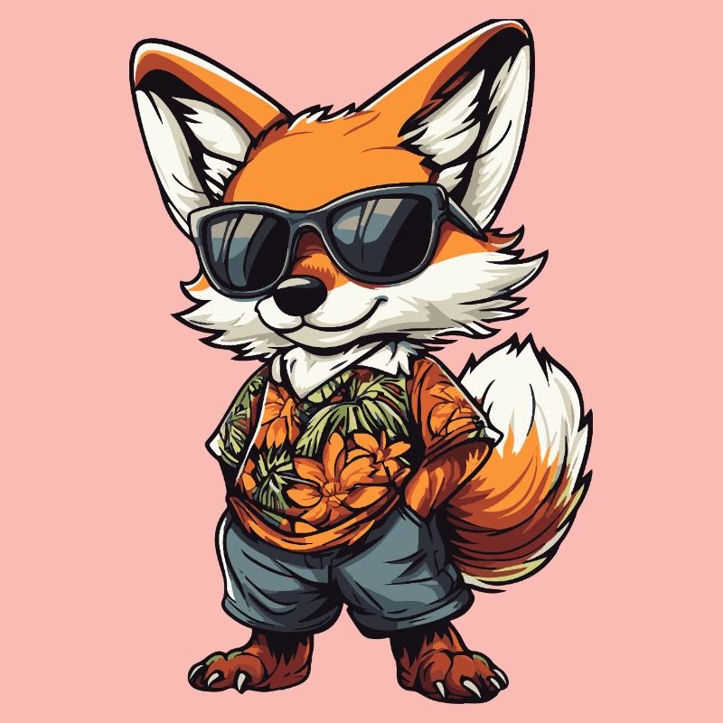 Fuchs Comic Urlaub