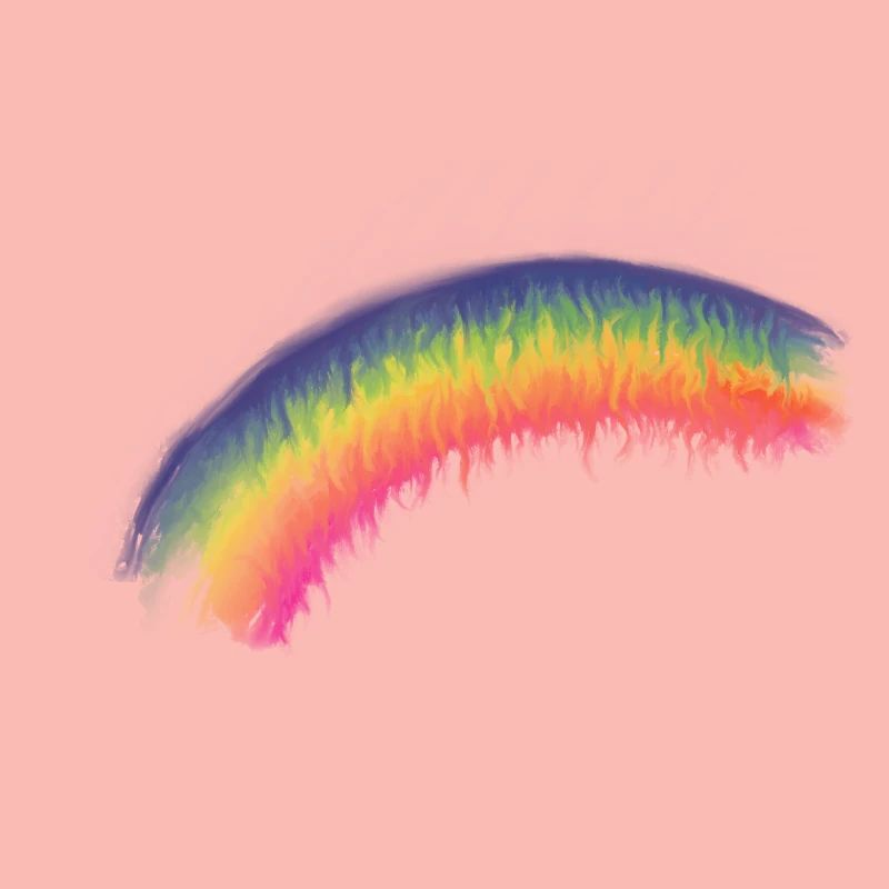 Regenbogen Pinselbogen