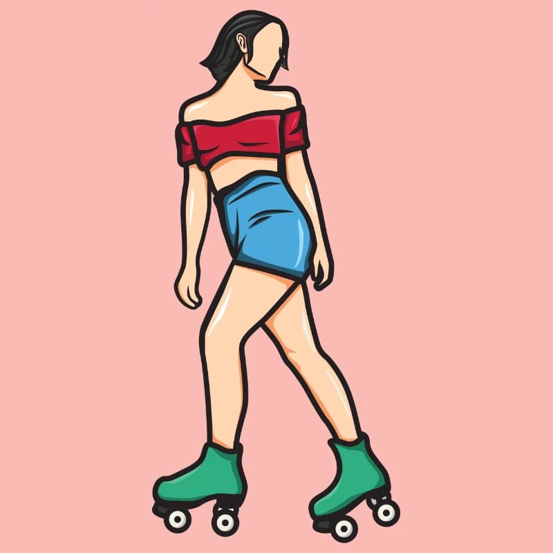 Rollschuh Mädchen