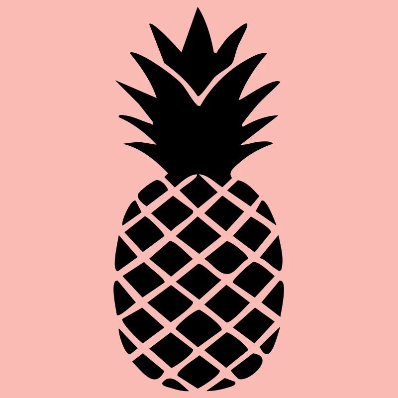 Pineapple Silhouette – Tropical Statement Design