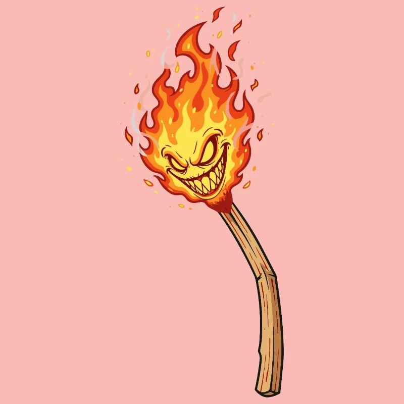 Lodernder Flammenkobold