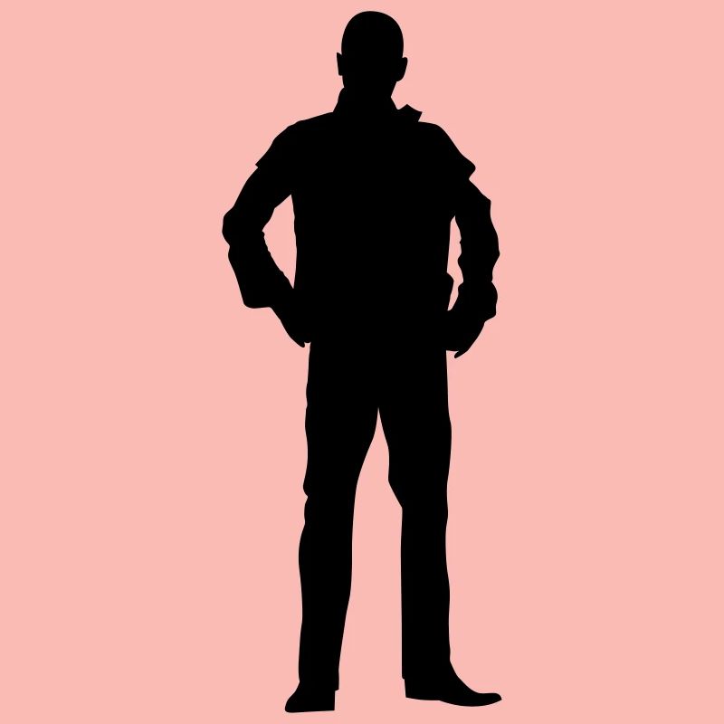 Man body Silhouette vector design