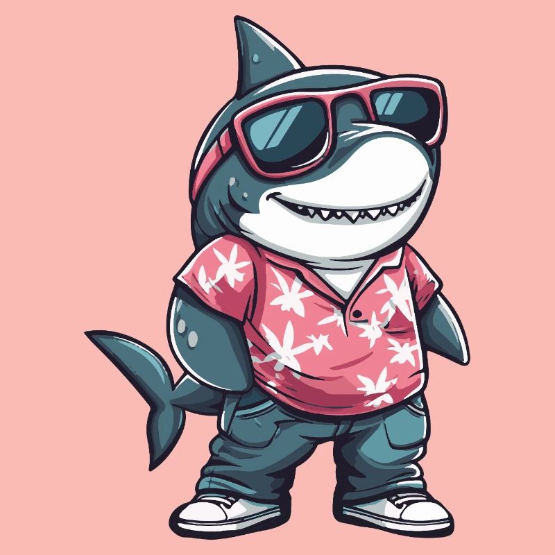 Shark Comic Cool Summer