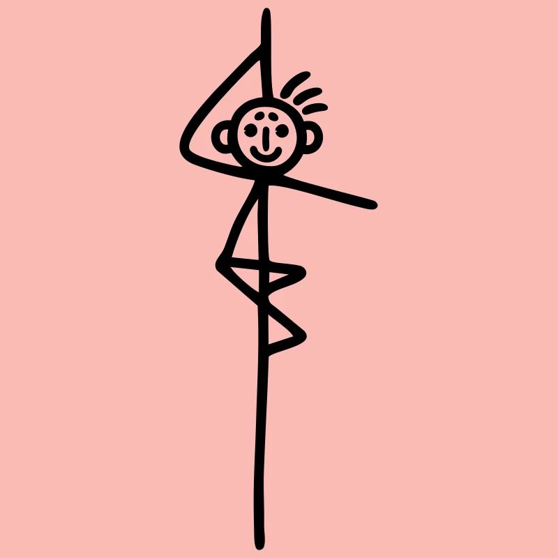 Strichmännchen Pole Dance