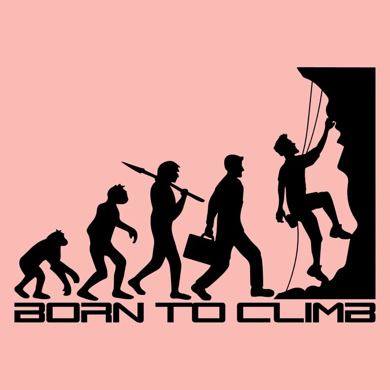 né pour gravir l'évolution évolution née raide