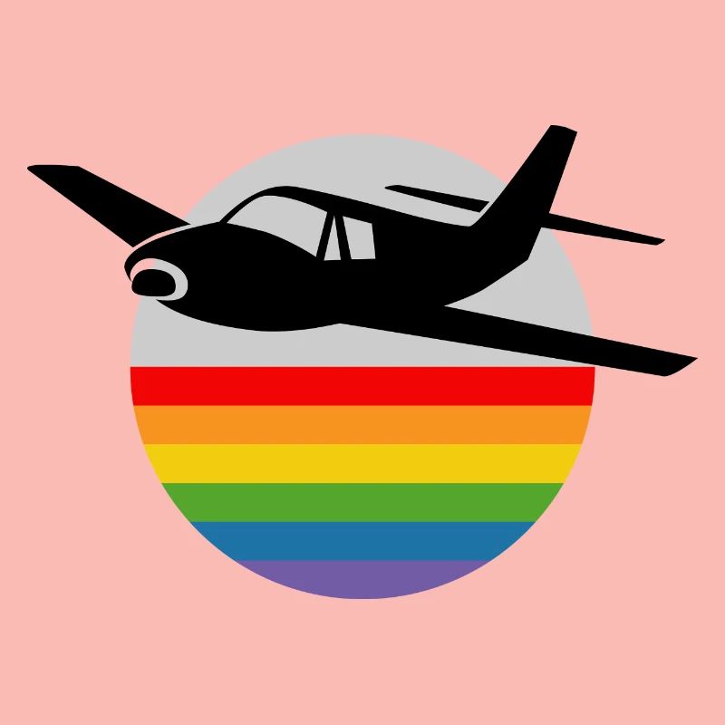 Regenbogen Flugzeug