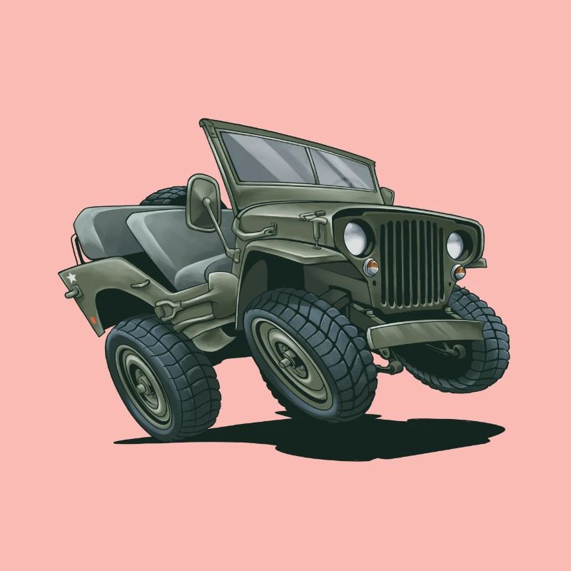 Willys MB Offroader 4x4 Millityr Oldtimer Us Army