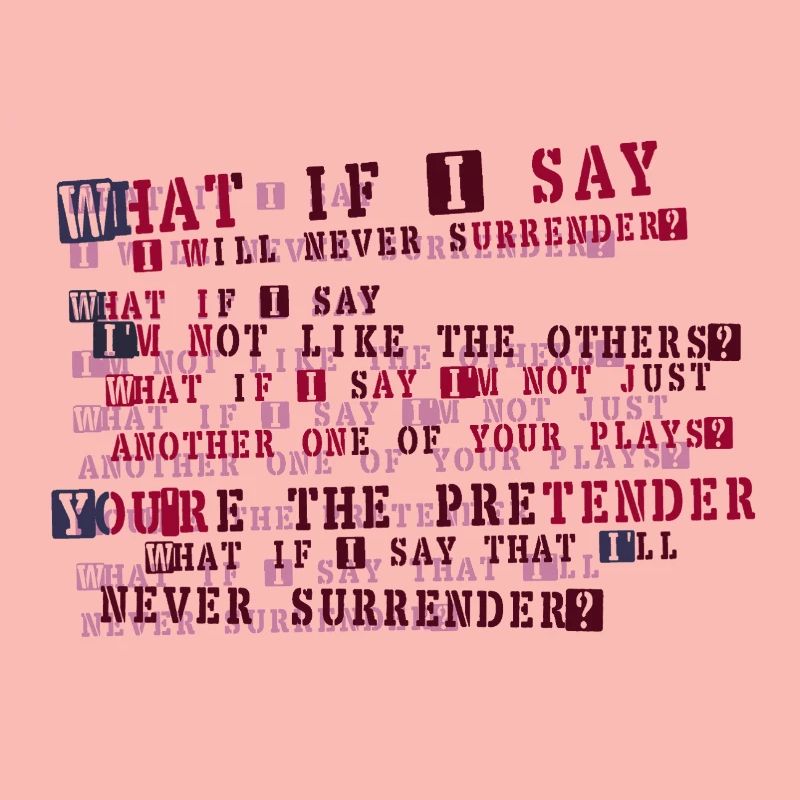 Typographie de la résolution implacable