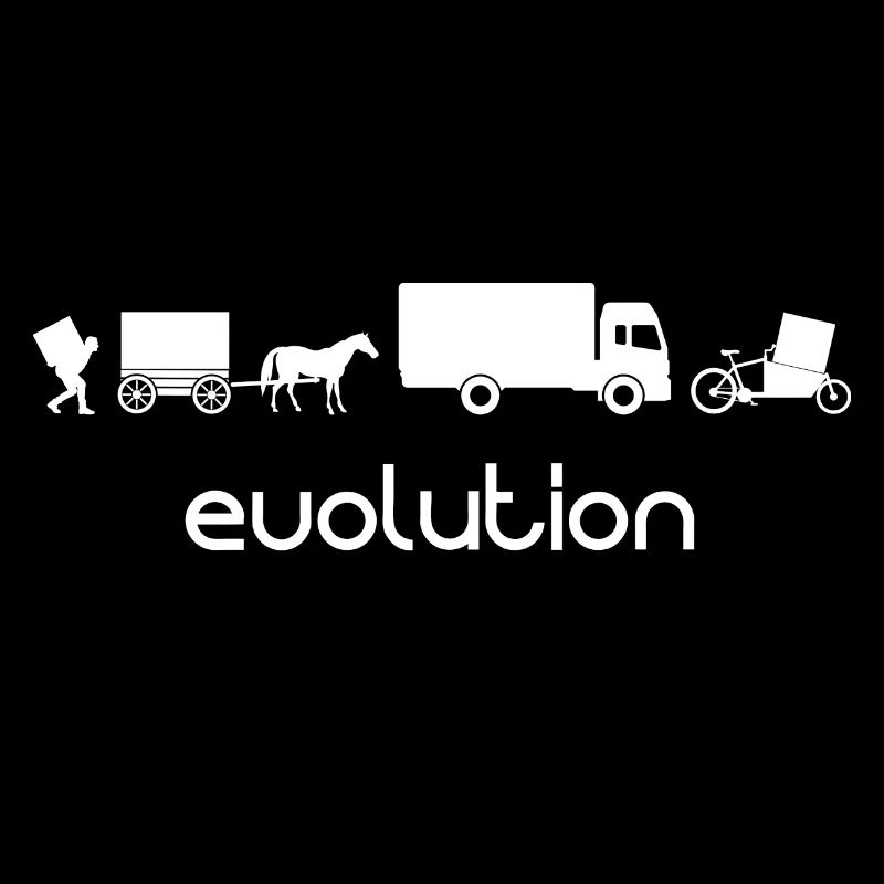 Lastenrad Transport Evolution