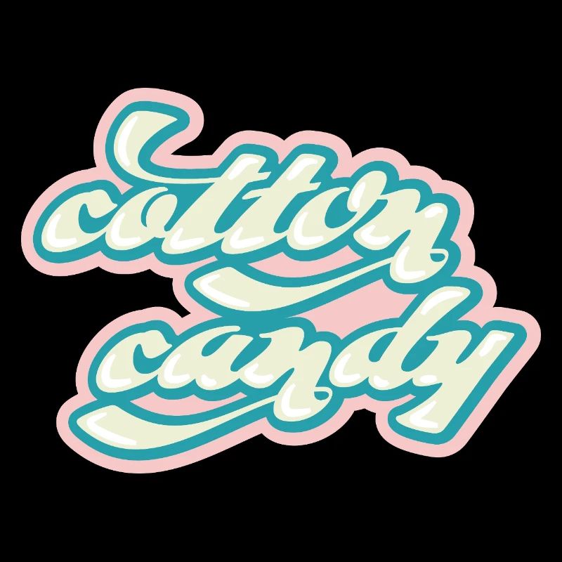 Pastel Cotton Candy Typo