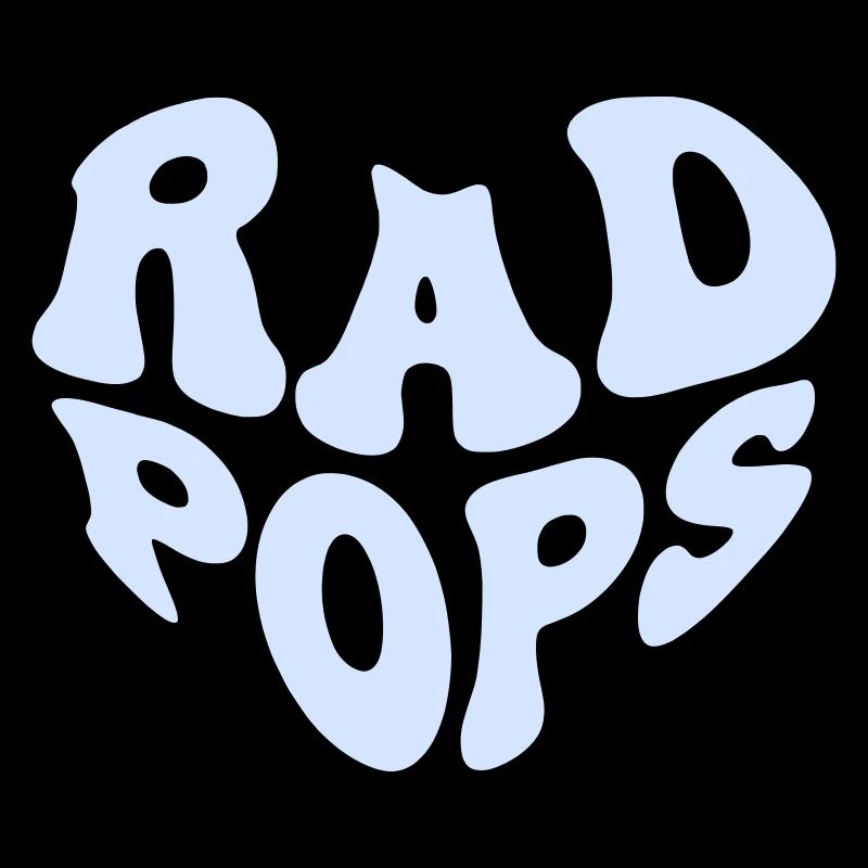 Retro Rad Pops Heart – Cool Pops (Custom Color)