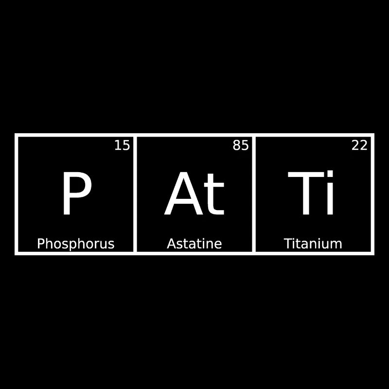 Patti Name Vorname Chemie Periodensystem Elemente