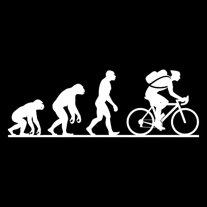 Evolution Radfahren Radfahren Biker Radfahren