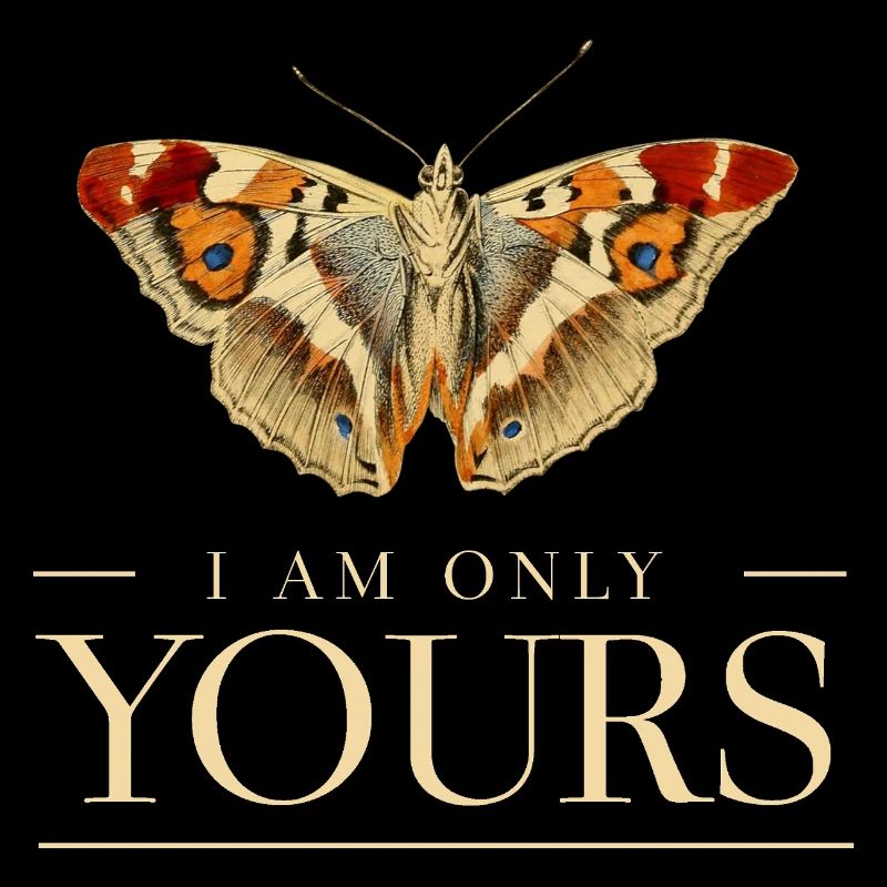 Conception de papillon coloré - Je ne suis qu’à toi
